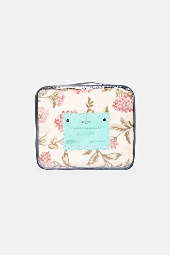 NANETTE LEPORE Single 2 Pieces Floral Pattern Bedspread With Pillow Case Set, Multicolor