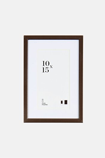 Muy Mucho Metal Standing Glass Photo Frame