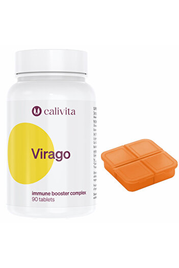 Calivita International Virago Supplement Set + Pill box (90 tablets) - Calivita