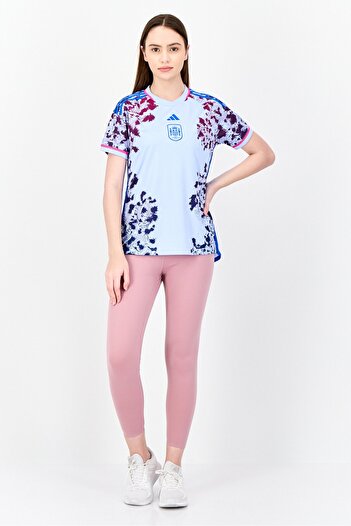 adidas Women Sportswear Fit Spain Football Team 23 Away Jersey, Multicolor