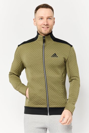 adidas Men Sportswear Fit Long Sleeve Outdoor Jacket, Multicolor