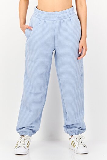 Puma Women Relaxed Fit Outdoor Sweatpants, Light Blue