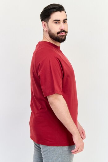 Puma Men Relaxed Fit Short Sleeves Outdoor T-Shirt, Intense Red