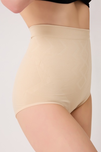 leswear High Waist Slip Seamless Skin Color Corset Basen Tightening Waist Slimming Hip Firming