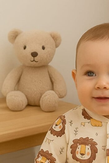 Lullaby Erkek Bebek Aslan 2li takım
