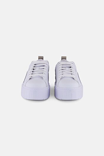 Puma Women Mayze Glow Up Lace Up Outdoor Shoes, White