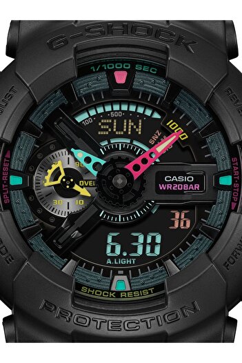 Casio Ceas bărbătesc GA-110MF-1AER, cuarț, 51mm, 20ATM