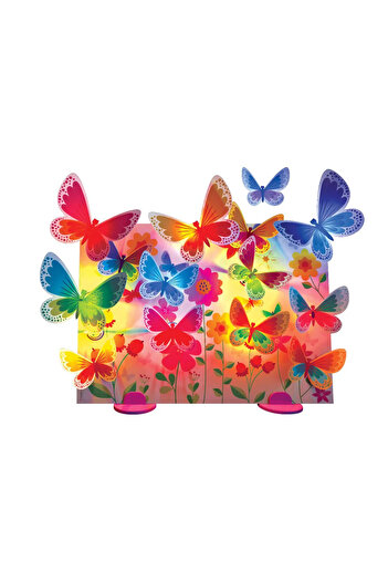 4M Creative set - 3D butterfly light panel - KidzMaker