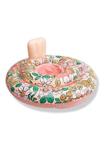Swim Essentials Pink Blossom Baby Back Support Swimming Ring 0-1 Years Old