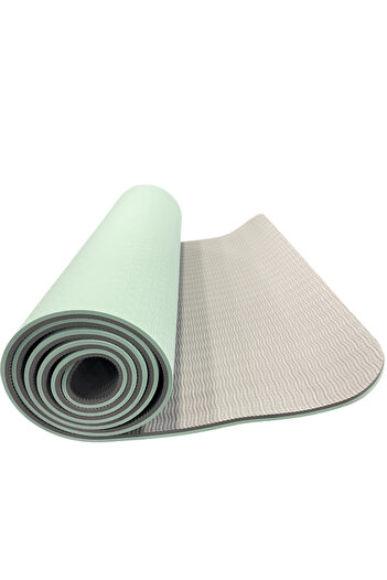 Generic 6mm Non Slip Exercise Mat for Yoga, Pilates, Gym & Home Workouts Light Green