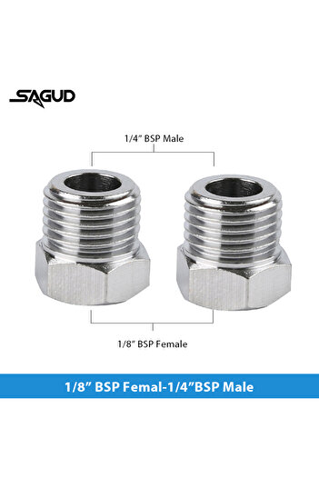 Choice SD-55-2 SAUGD 9PCS/Set Airbrush Adaptor Fitting Accessories Replacement Kit Coupling Connector Tool
