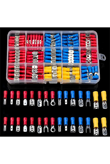 Choice 280PCS Repair Insulated Cable Connector Electrical Wire Crimp Spade Butt Ring Fork Set Ring Lugs Rol