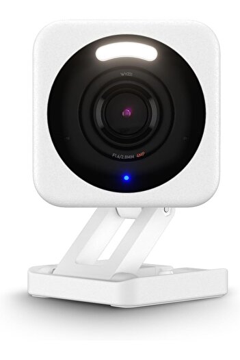 Choice White Wyze Cam v4, 2K Wi-Fi Smart Home Security Camera, Indoor/Outdoor Pet/Baby Monitor, Motion Acti