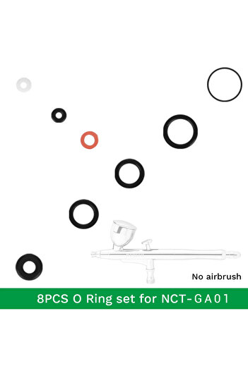 Choice O ring for NCT-GA01 5pcs/pack Seal Ring O-rings for NCT-130 Series Airbrush Accessories Backup Parts