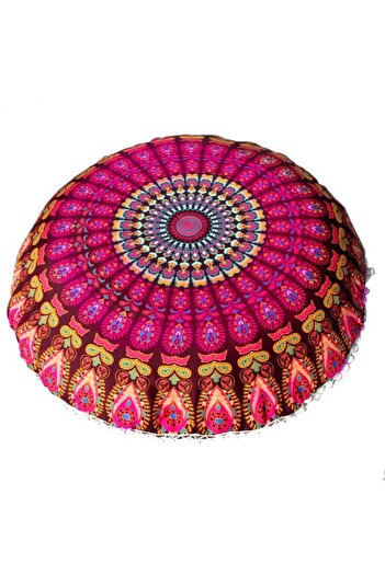 Choice 1 43CM Round Pattern Pillowcase Bohemian Cushion Cover Floor Cushion Printed Pillows Cover For Home.