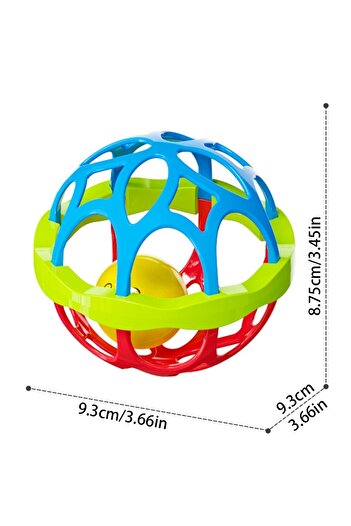 Choice WHITE Baby Rattle Toy 0-12 Months Baby Toy Rattle Grasping Rotating Set Sensory Education Teether Ra