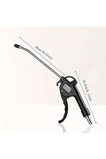 Choice Long Black High Pressure Air Dust Collector, Pneumatic Tool Parts, Rust Proof Air Blower, Industrial