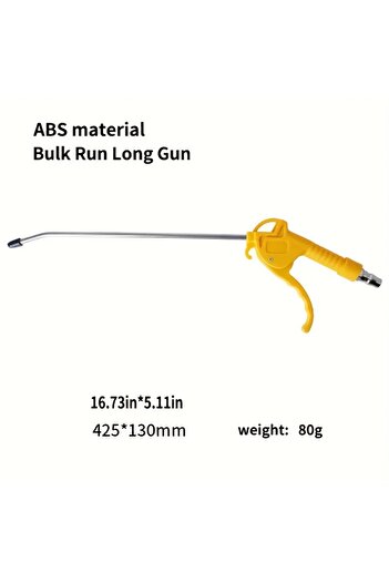 Choice Long Yellow High Pressure Air Dust Collector, Pneumatic Tool Parts, Rust Proof Air Blower, Industria