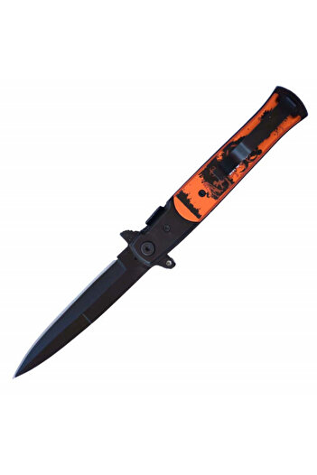 PUFO Pocket knife 22.5 cm, Zombie Slayer model with stiletto blade and blade locking system