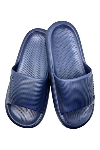 TECOS Men's Cloud Slides Slippers, ®, Blue, Size 44-45, 28 Cm, Ultra Comfortable