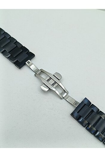 Forsining Steel Watch Band 24 mm Black Color