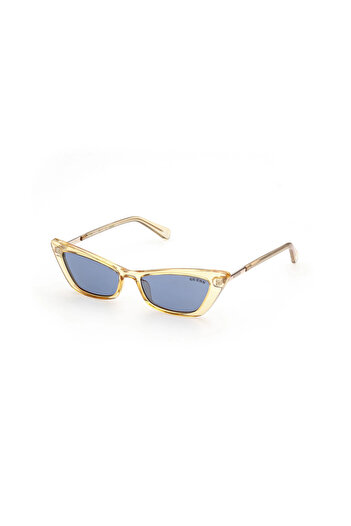 Guess Women's Sunglasses GU8229 41V, Plastic, Yellow, 53 mm