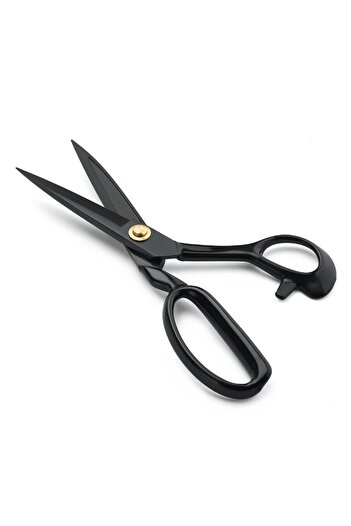 FDMSTAR 9 Inch (22,5CM) Black Handle Professional Stainless Steel Tailor Scissors