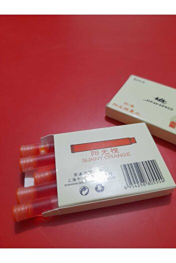 jinhao Dolma Kalem Kartuşu Kırmızı 5li Paket 619-65 Ve 80 Kodlu Dolma Kalemlerde Kullanılmaz