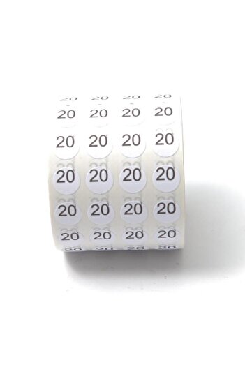 FDM Numbered Sticker Number 30 (1 Roll 3500 Pcs)
