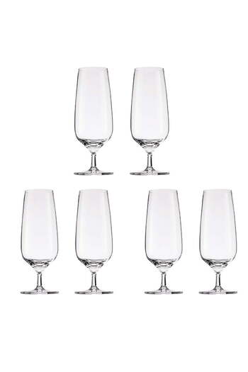 Schott Zwiesel Set of 6 glasses 277 ml, Bistro Line, superior glass-tritan, for white wine, aperitif, champagne