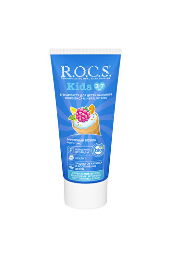 R.O.C.S. Rocs Kids 3-7 Yaş Meyveli çocuk Diş Macunu Meyve Külahı 35 مل.
