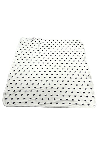 U.S. Polo Assn. Licensed Baby Blanket Ecru