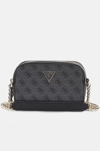 Guess Noelle Crossbody Cam Women's Anthracite Crossbody Bag Hwbg7879140-Clo