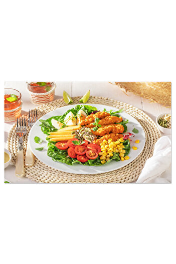 StoryGift Romania Canvas Print Delicious Salad With Mustard And Lemon Sauce A Fresh And Tasty Combination For