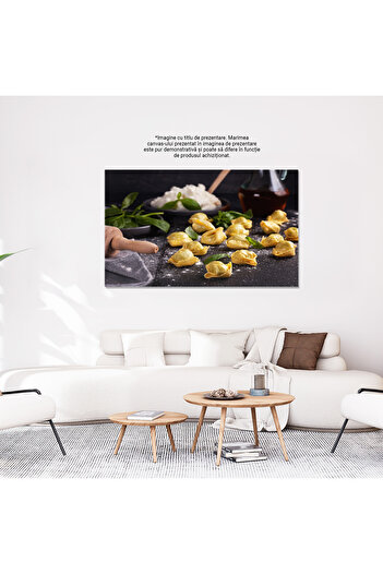 StoryGift Romania Canvas Print - Italian Delicacies at Home: Fresh Ravioli and Tortellini