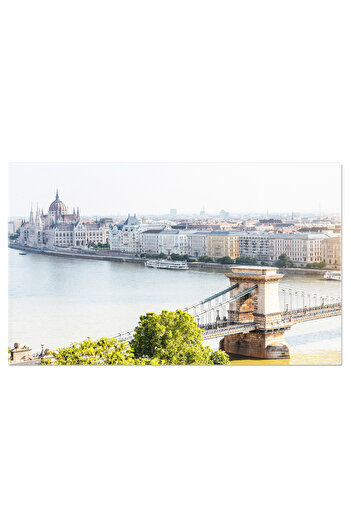 StoryGift Romania Canvas Painting Landscape With City View Budapest, Hungary, Danube, Skyline, Capital 2