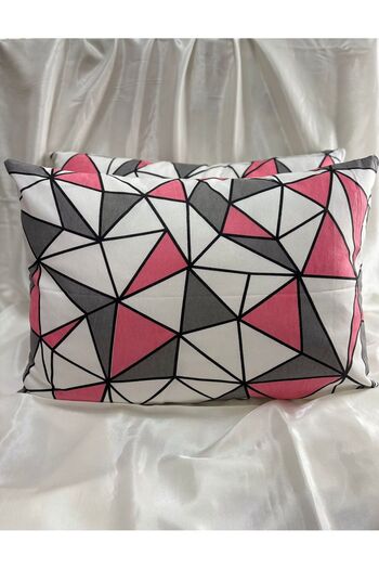 VODDİ 2 Pieces Patterned Zippered Cotton Pillow Case - Extra Soft Surface