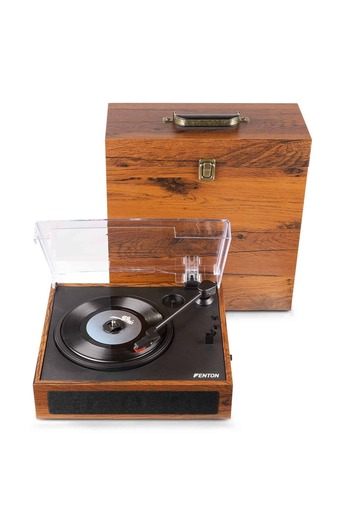 Fenton Fenton RP170L turntable + vinyl storage box