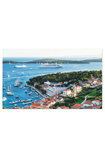 StoryGift Romania Canvas Print Hvar Island, Croatia, Travel, Seascape, Architecture, Time 2431