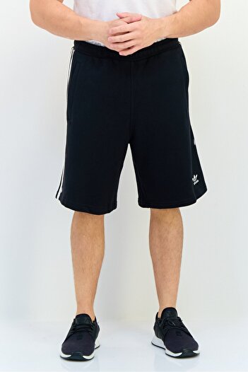 adidas Men Sportswear Fit Embroidered Logo Outdoor Shorts, Black