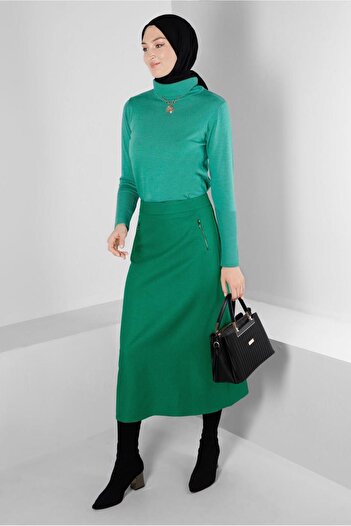 Alvina ZIPPERED SKIRT WITH POCKETS 60362