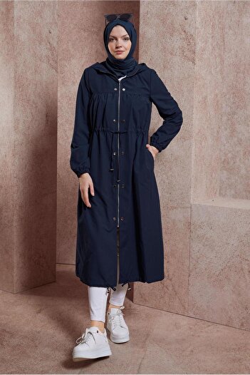 Alvina Hooded Trench Coat 10873 - Stylish and Comfortable