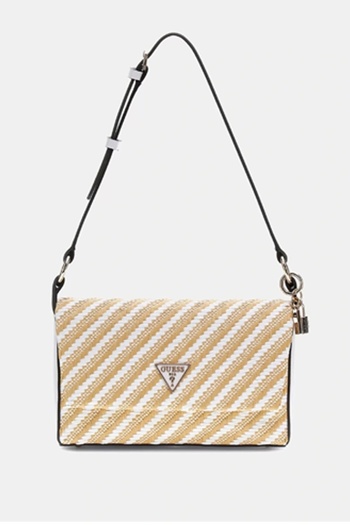 Guess Simona Flap Shoulder Bag Women's Multicolor Shoulder Bag Hwwg9210190-Ntw