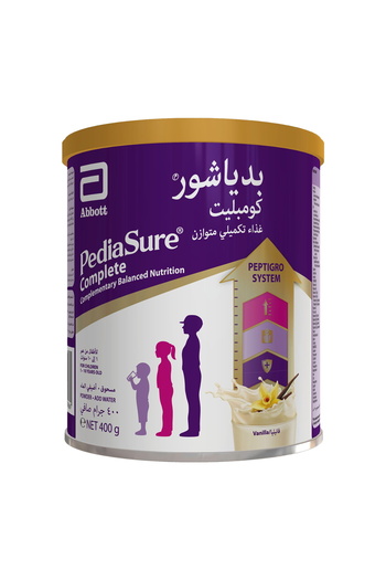 Pediasure Complete Peptigro Complementary Balanced Nutrition Vanilla For Children 1-10 Years Old 400