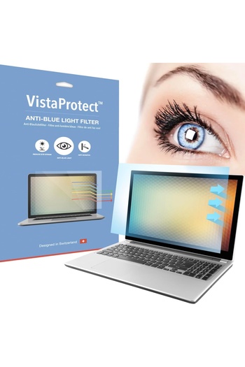 VistaProtect laptop screen protector, polycarbonate, transparent, 13.3 inches