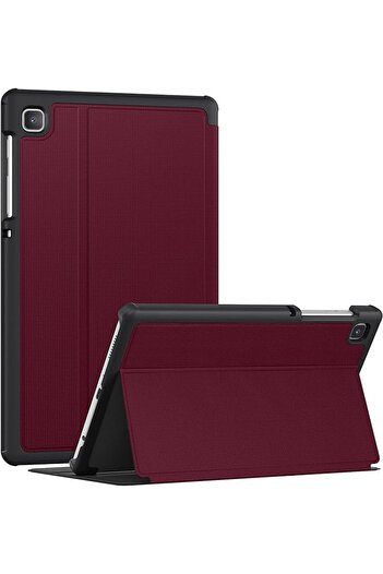 Karll Protective case for Samsung Galaxy Tab A7 Lite, TPU, burgundy/black, 8.7 inches