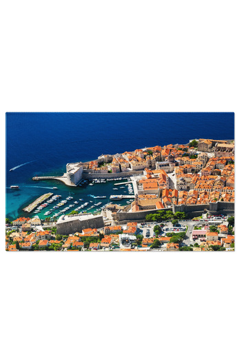 StoryGift Romania Canvas Painting 140 x 90CM Sunset in the Old Town of Dubrovnik Dubrovnik, Croatia, p,STG.