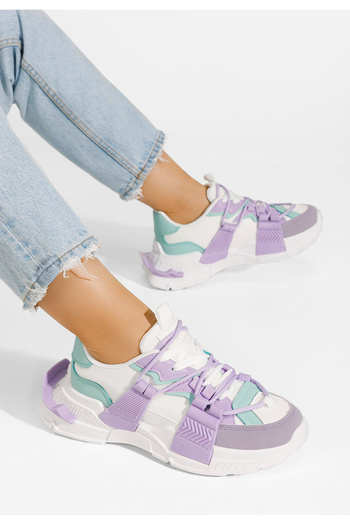 B T Shoes Fialové dámské tenisky Amelina