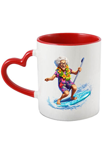 StoryGift Romania Cana cu o femeie in varsta care se da cu placa de surf | sport extrem | energica, Cu ,STG