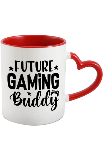 StoryGift Romania Mug with the text in English "Future gaming buddy" - future gaming buddy vi, Cu,STG